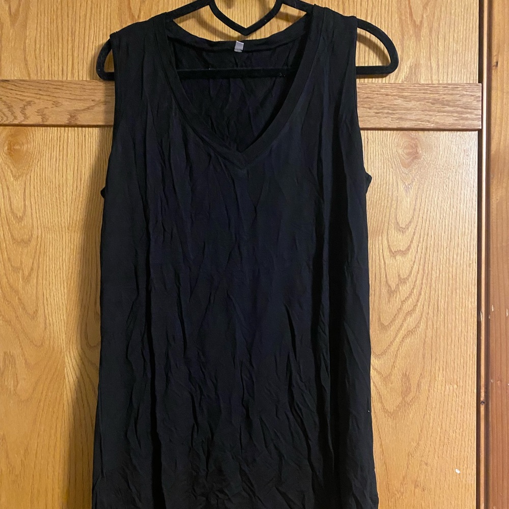 Sampeel Large Black Tank-top